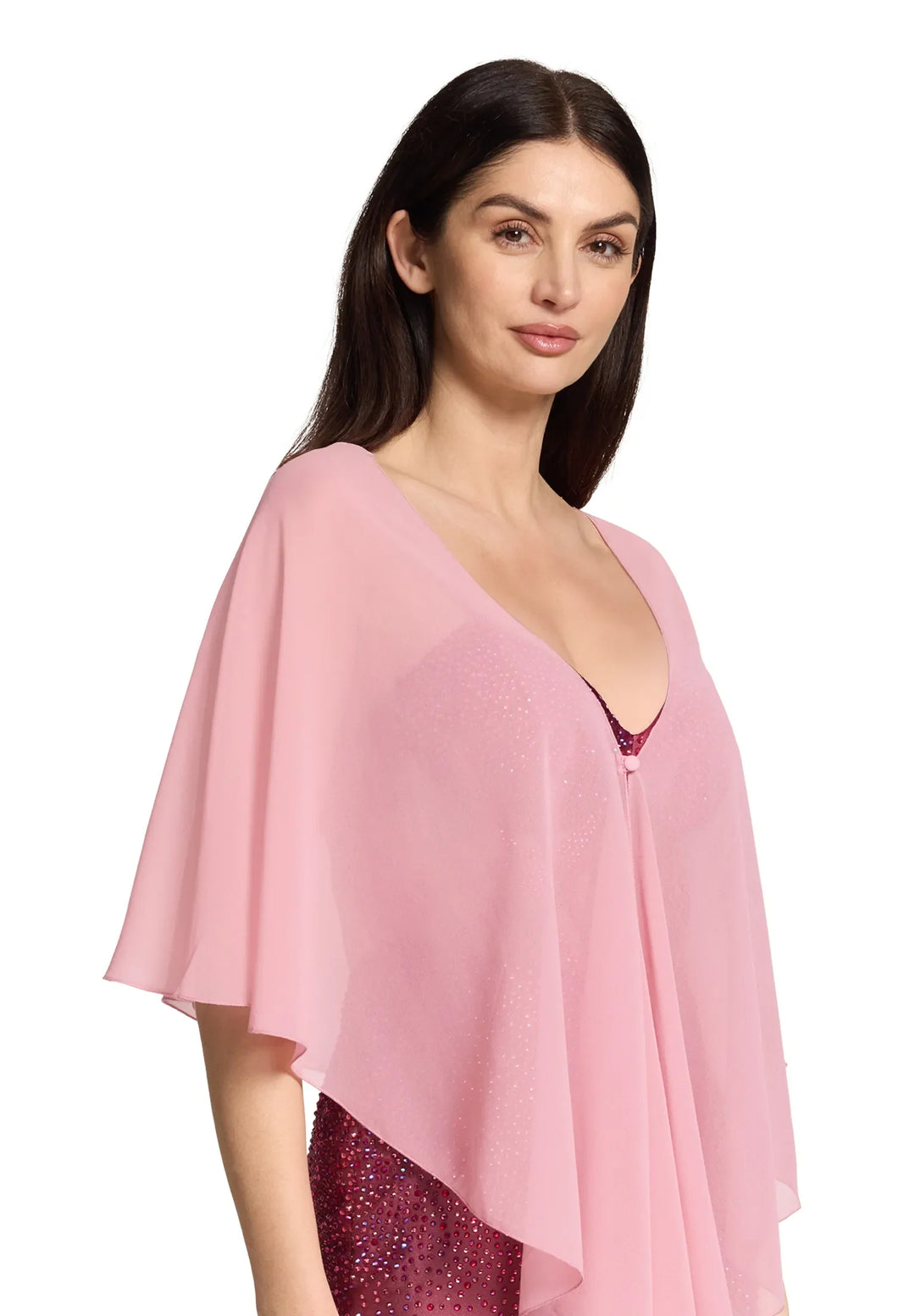 Chiffon Stole with Flounce