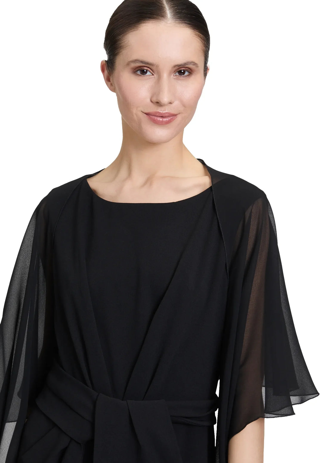 Chiffon Stole with Flounce