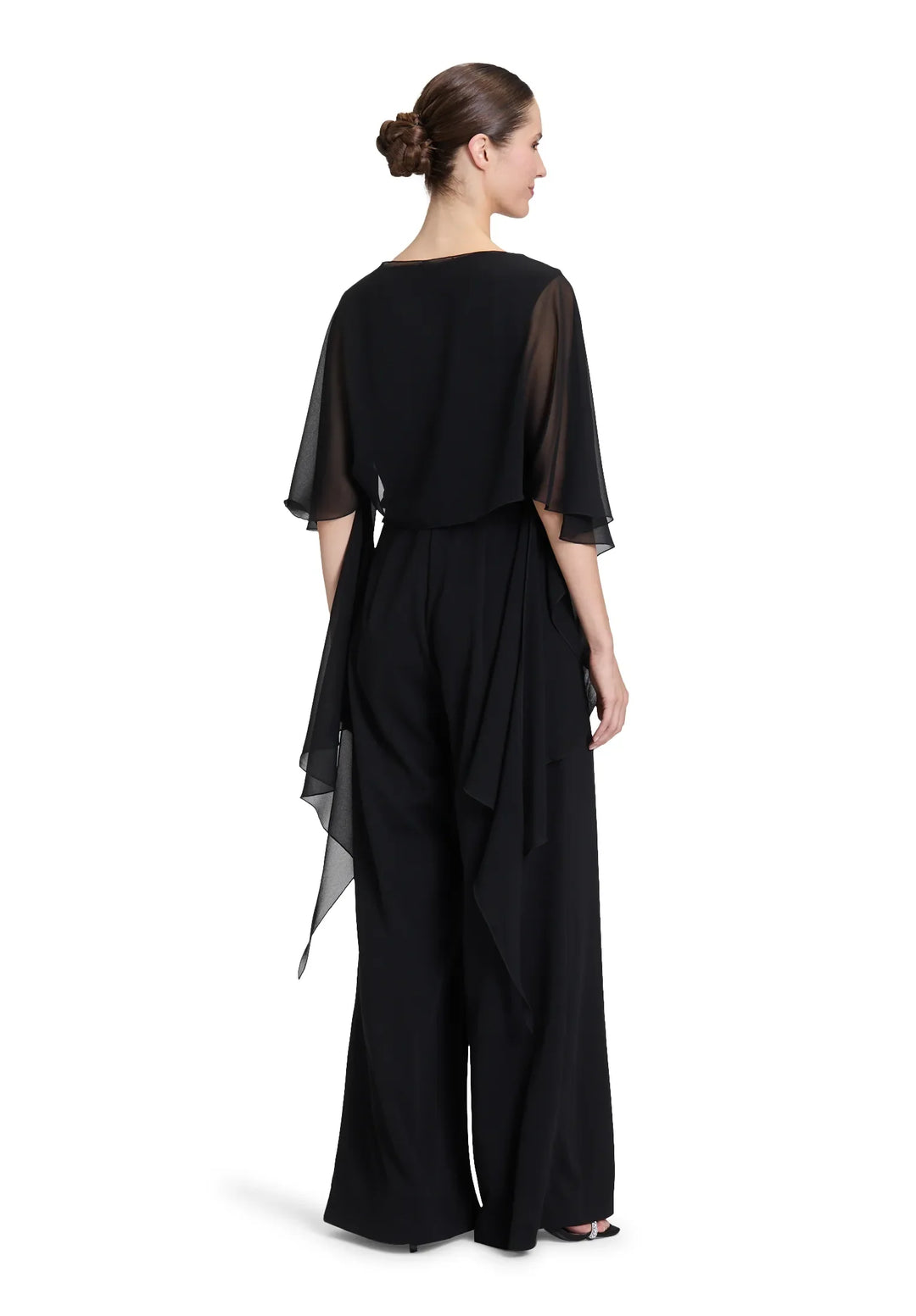 Chiffon Stole with Flounce