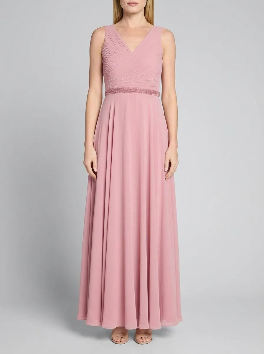 Pleated Evening Dress