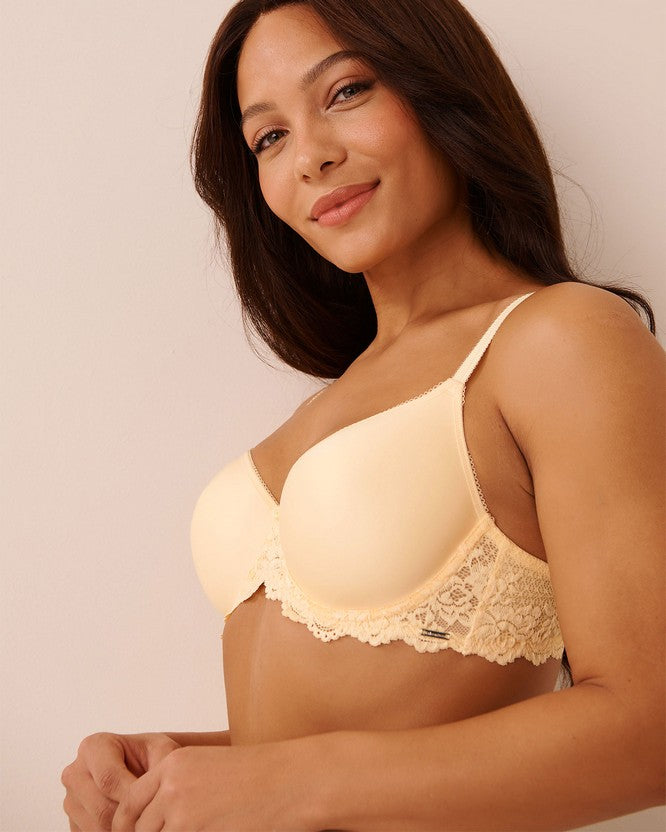 Ll Contour Lace Bra - Light Yellow