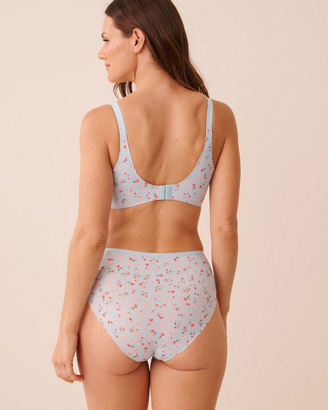 Ll Prt Micro Sleekbk Bra - Light Blue