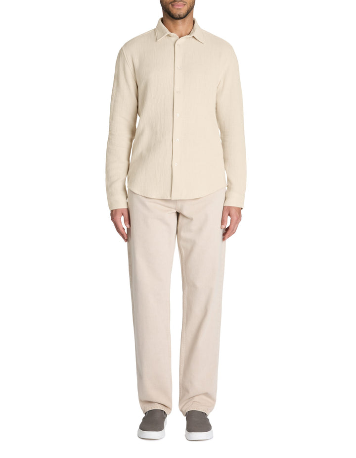 Long Sleeves Shirt - Beige