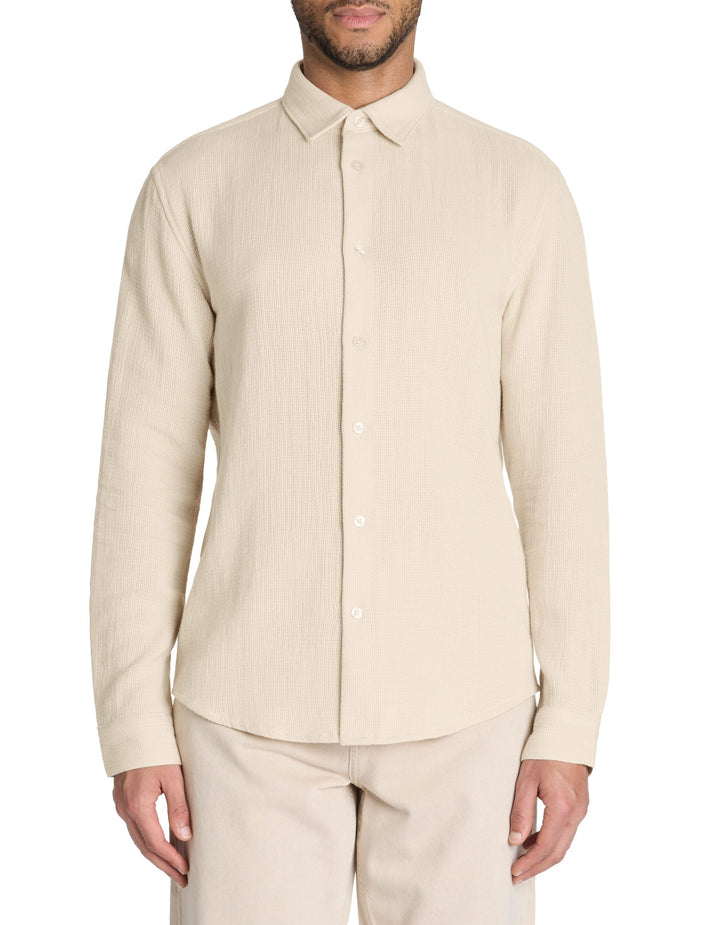 Long Sleeves Shirt - Beige