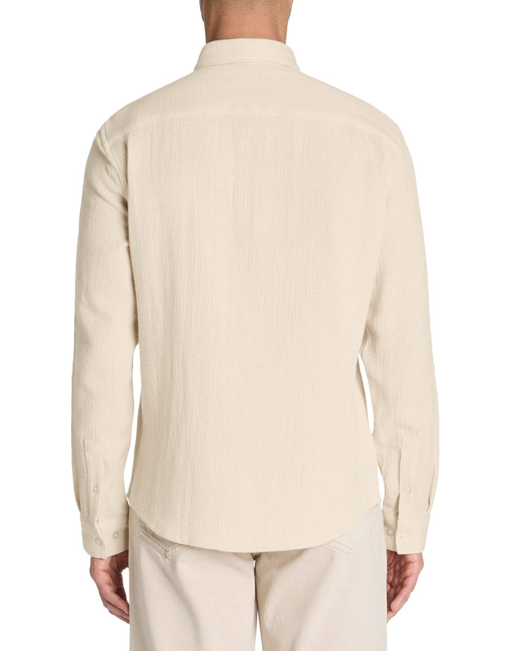 Long Sleeves Shirt - Beige