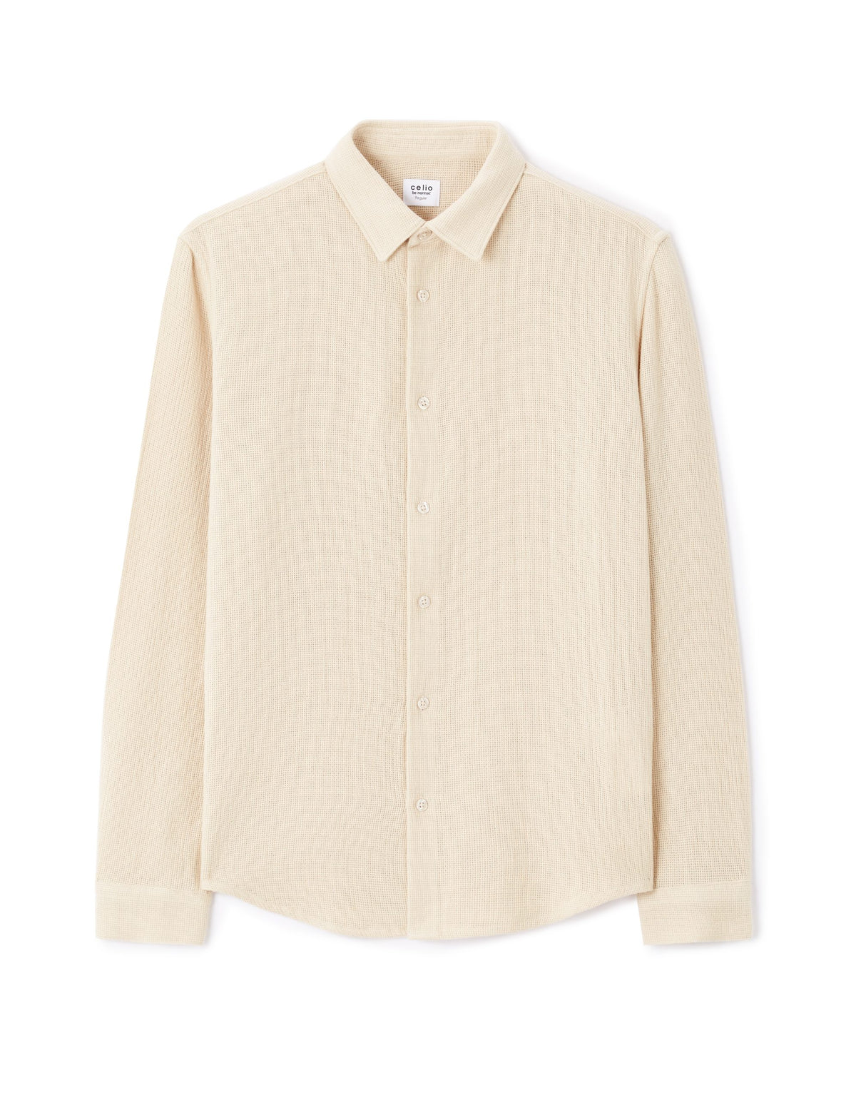 Long Sleeves Shirt - Beige