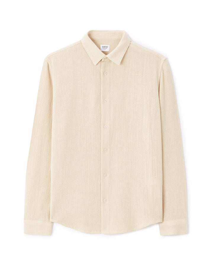 Long Sleeves Shirt - Beige