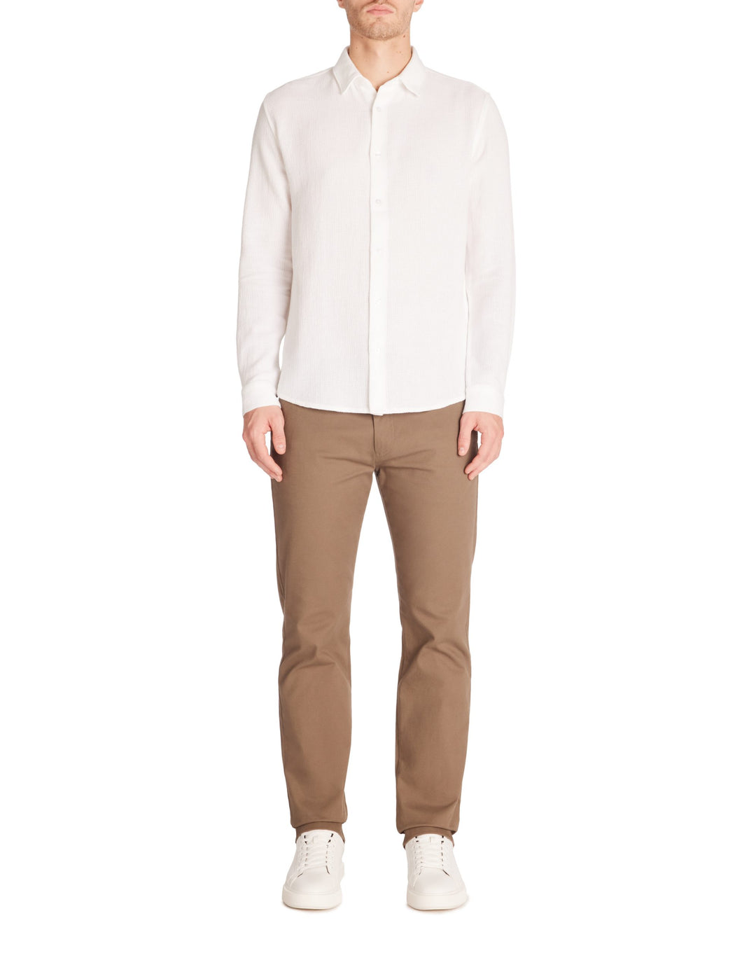 Long Sleeves Shirt - Beige