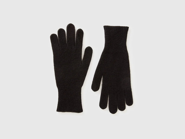 Knit Gloves - Black