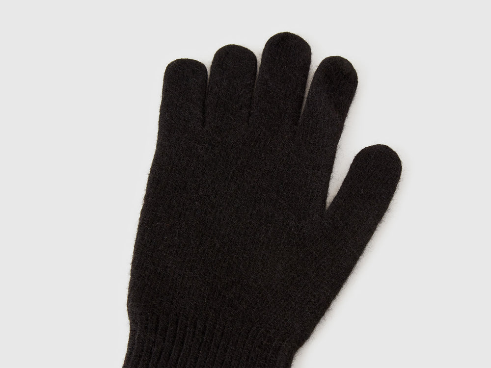 Knit Gloves - Black