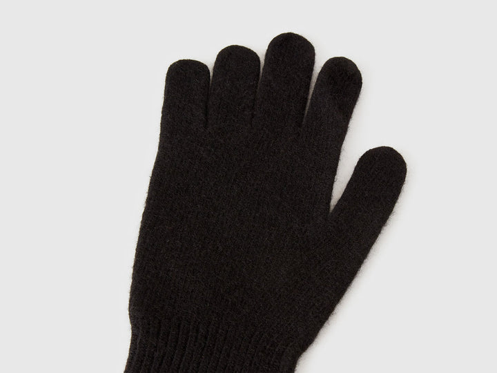 Knit Gloves - Black