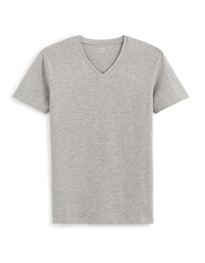 Short Sleeves Tshirt - GRIS CHINE