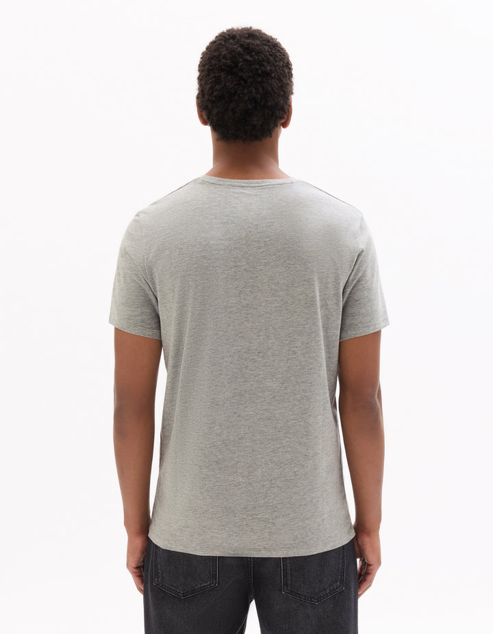Short Sleeves Tshirt - GRIS CHINE