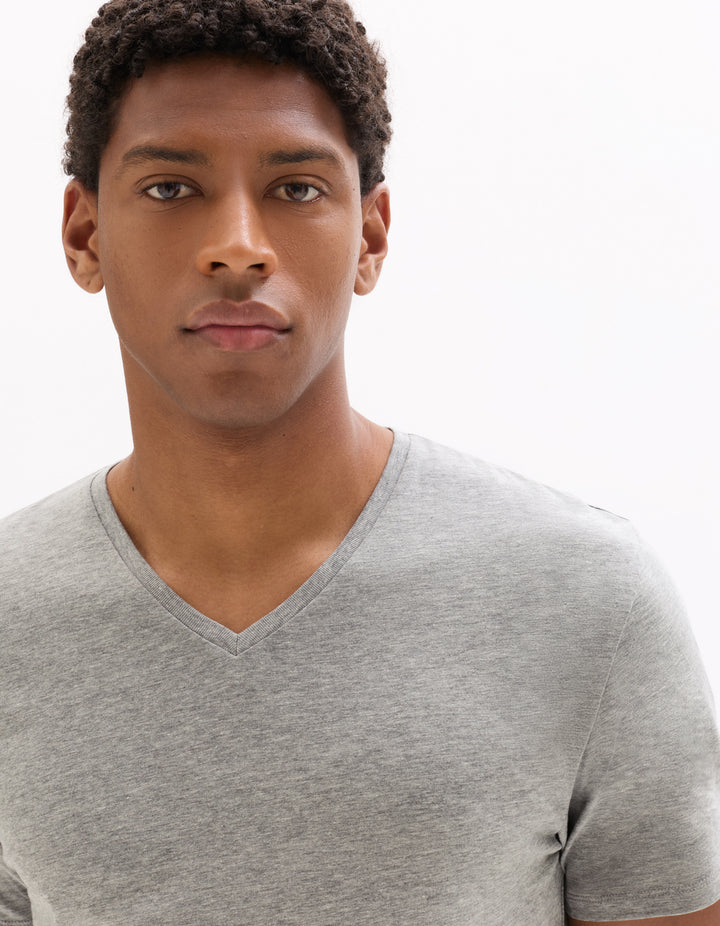 Short Sleeves Tshirt - GRIS CHINE