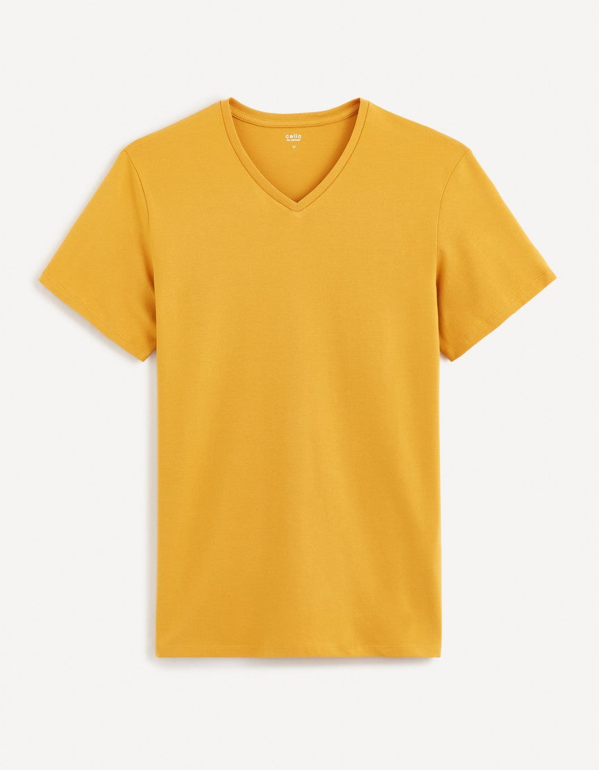 Short Sleeves Tshirt - Yellow Golden