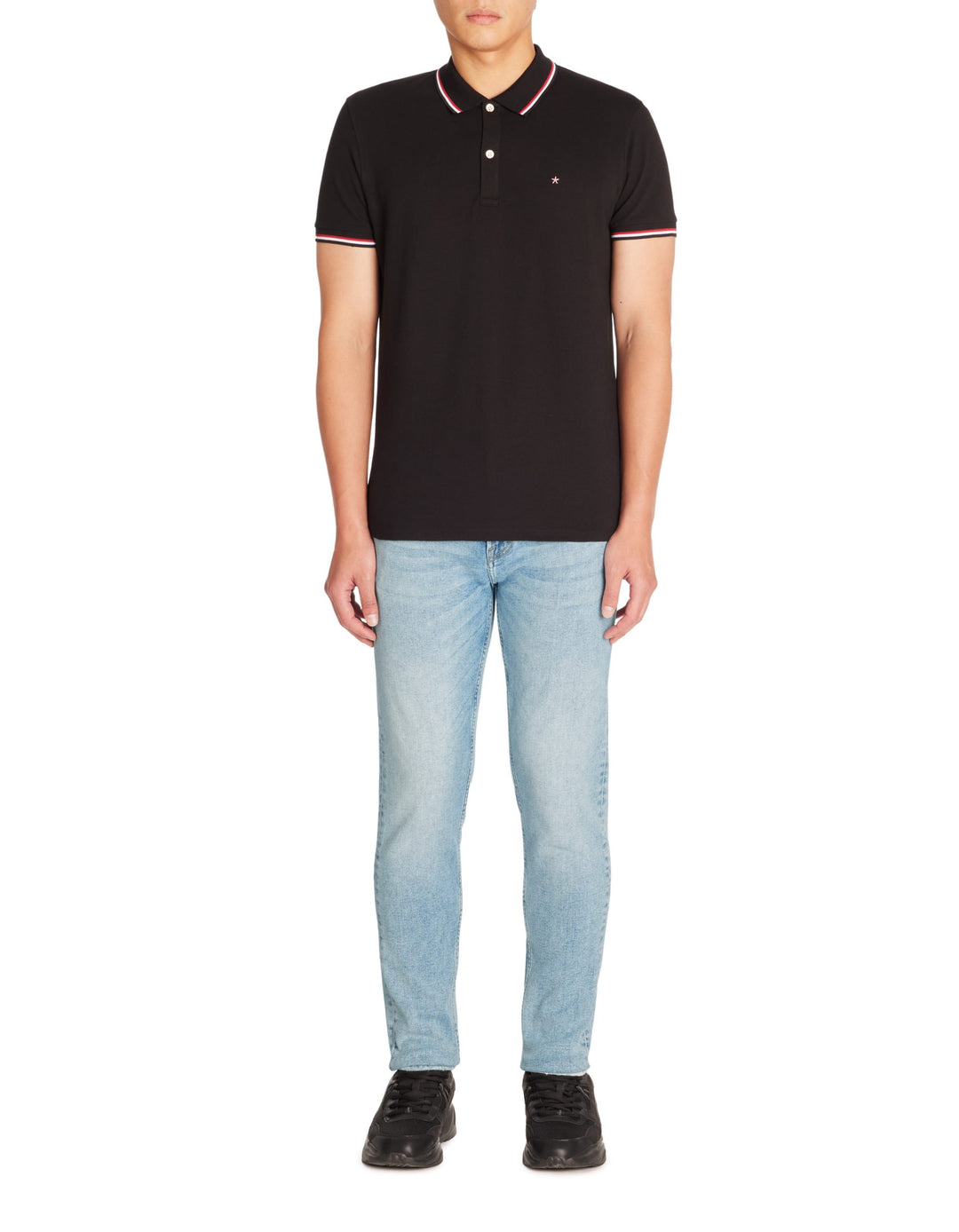 Short Sleeves Polo - Black