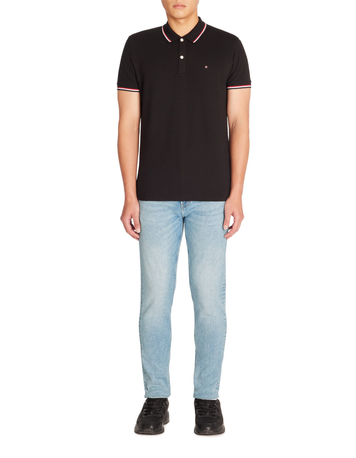 Short Sleeves Polo - Black