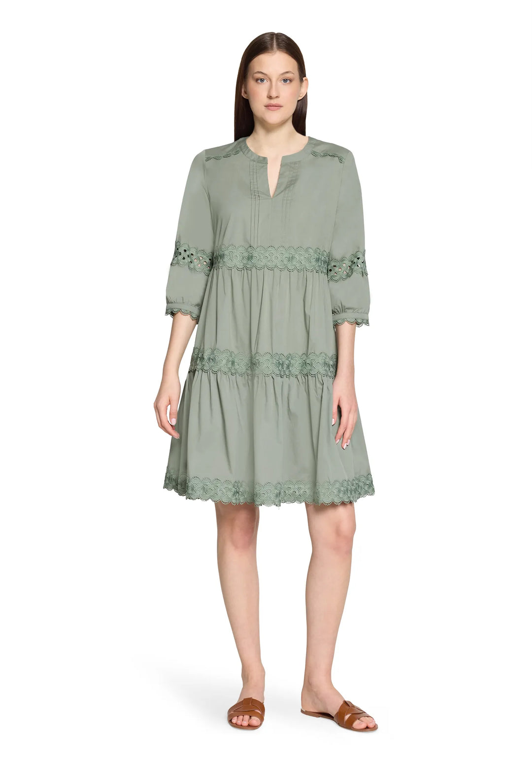Dress Short 3/4 Sleeve