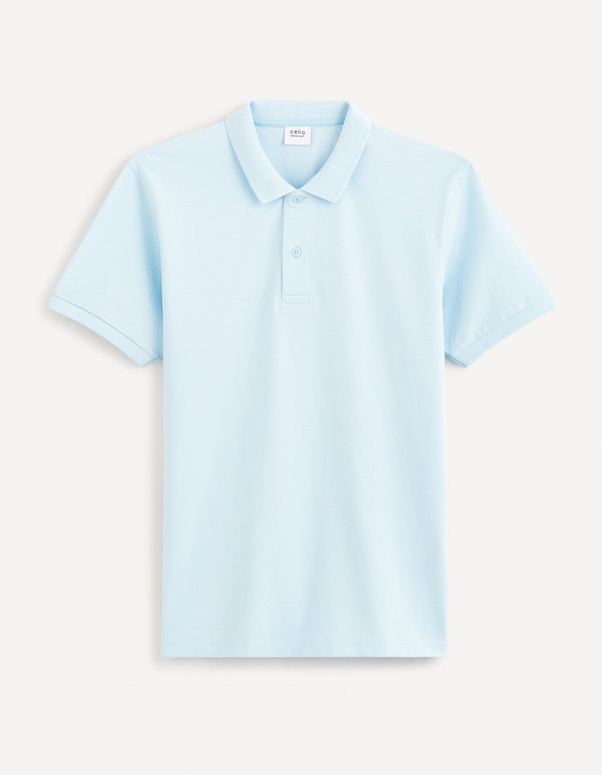 Short Sleeves Polo - Light Blue