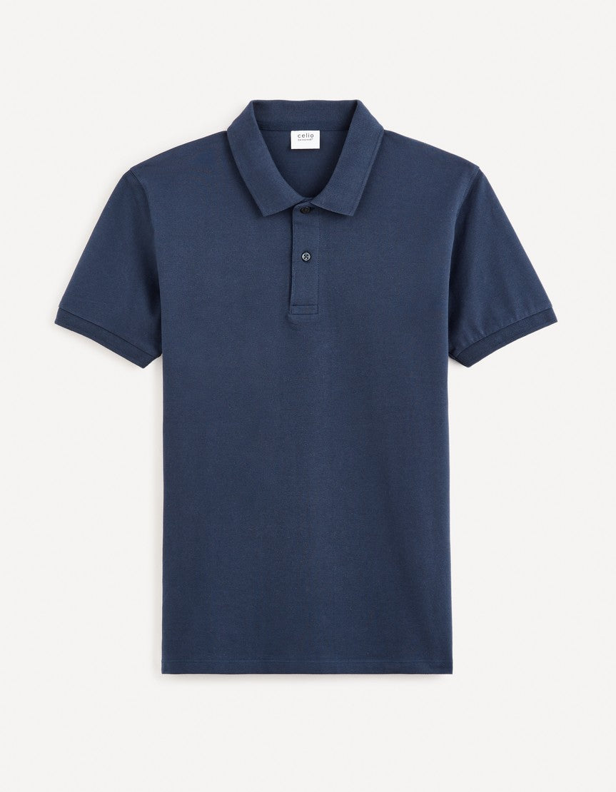 Short Sleeves Polo - Navy Blue 02