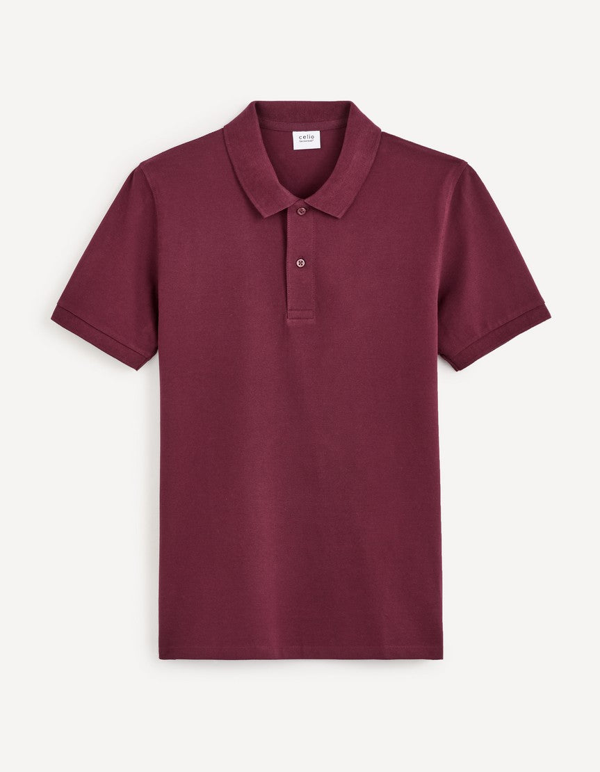 Short Sleeves Polo - Red Wine