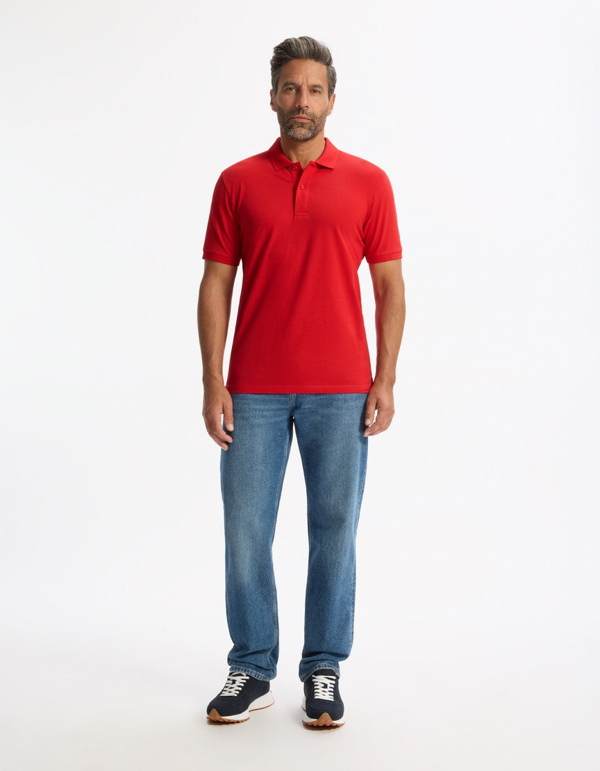 Short Sleeves Polo - Rouge