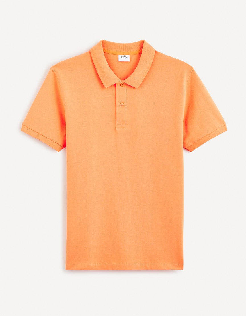 Short Sleeves Polo - Orange