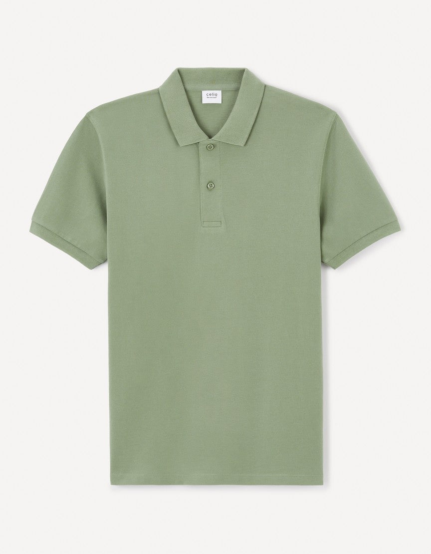 Short Sleeves Polo - Khaki Green