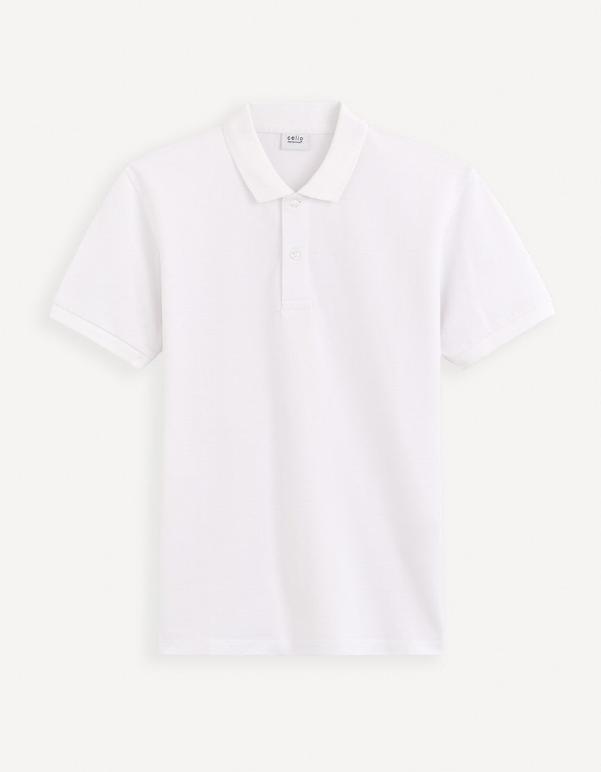 Short Sleeves Polo - Optical White
