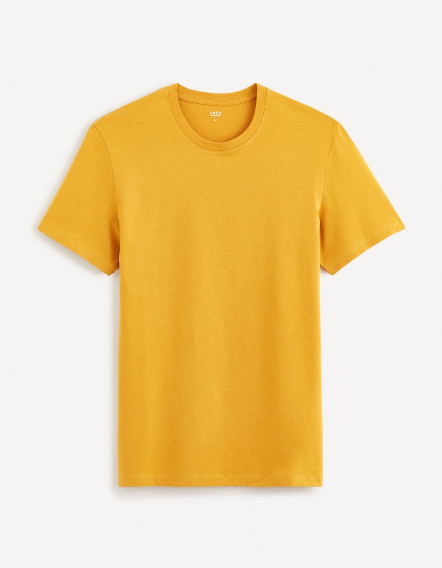 Short Sleeves Tshirt - Yellow Golden
