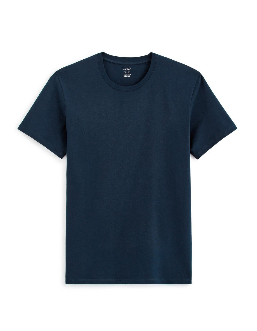 Short Sleeves Tshirt - Navy Blue