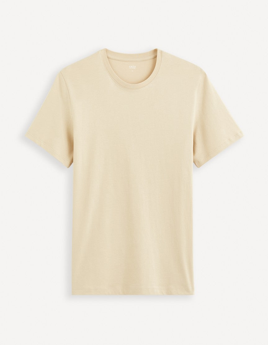 Short Sleeves Tshirt - Beige Clair