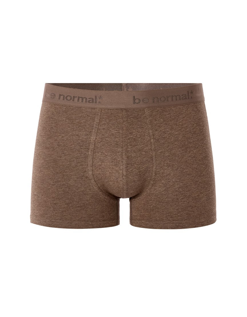 Knitted Boxer - Heather Brown