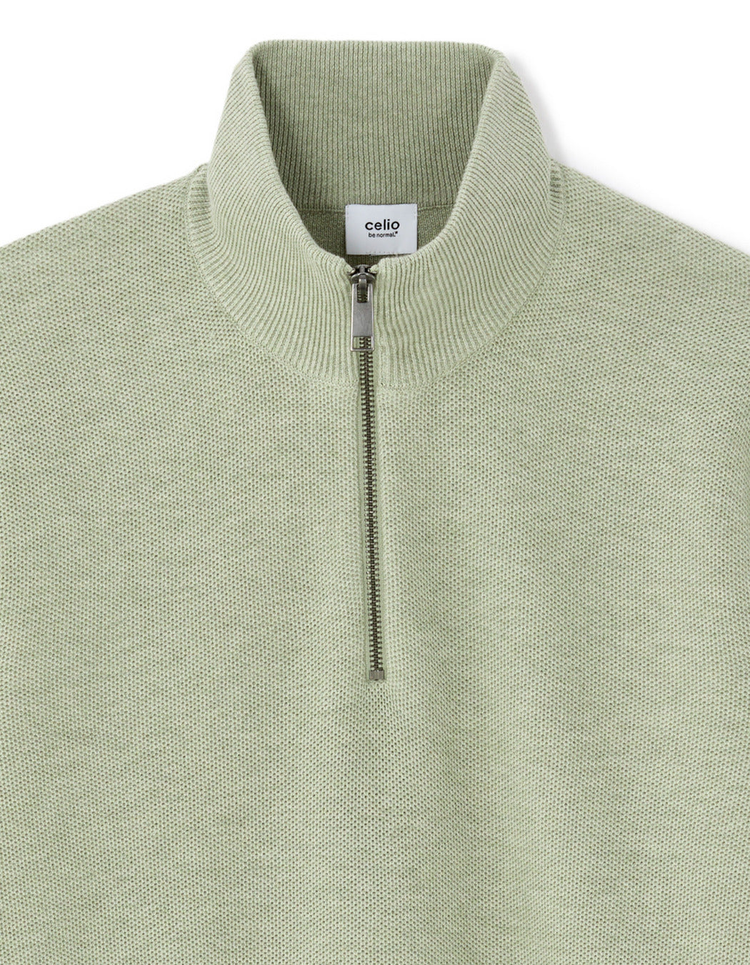 Turtle Neck Jumper - Green Tea Mel