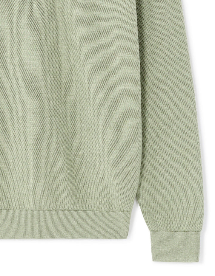 Turtle Neck Jumper - Green Tea Mel