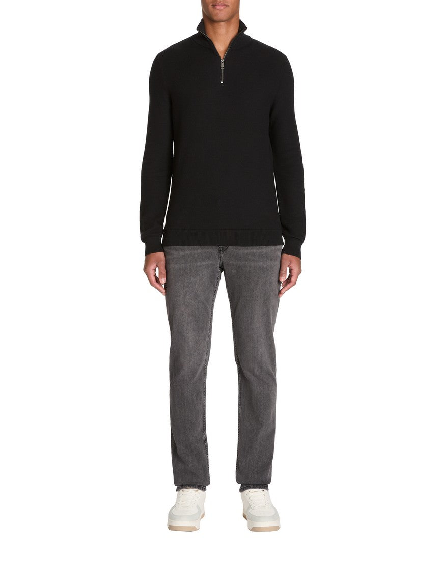 Turtle Neck Jumper - Black