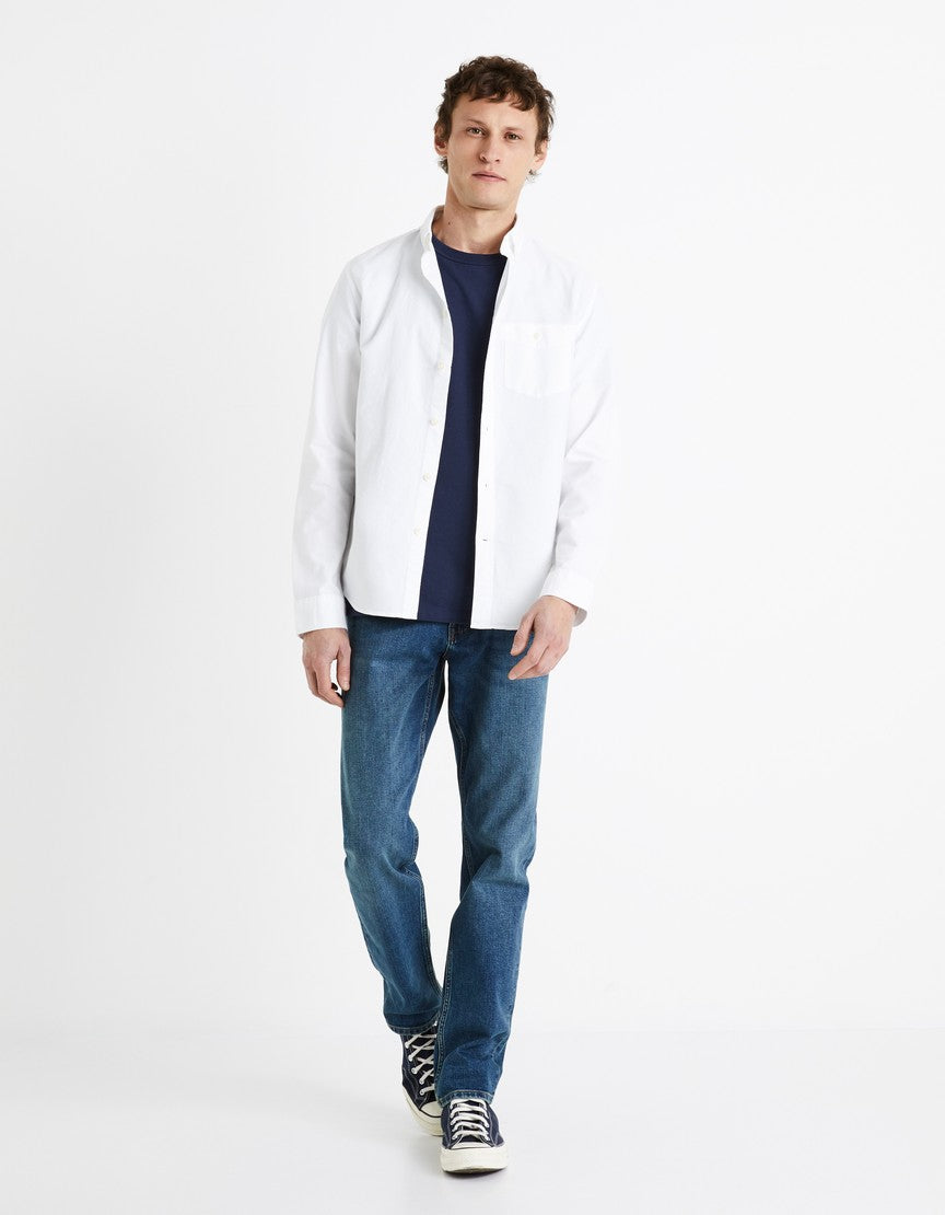 Long Sleeves Shirts - White