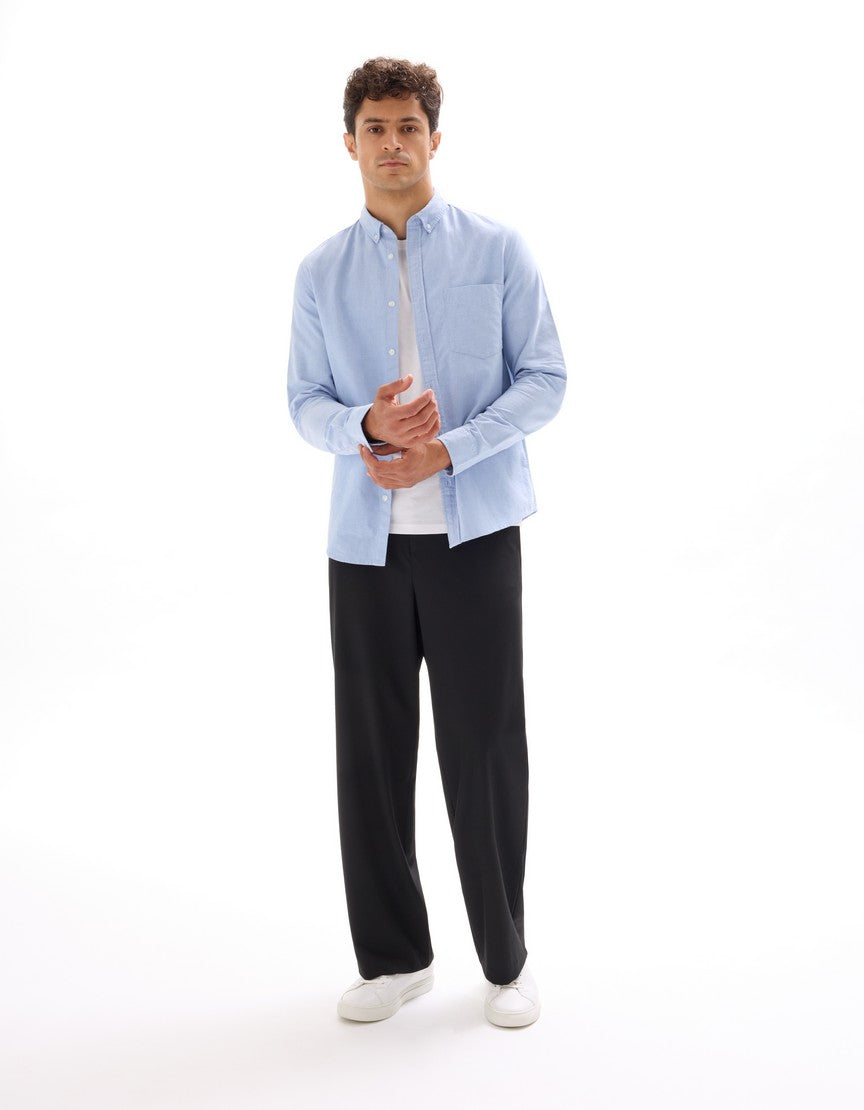 Long Sleeves Shirt - Light Blue