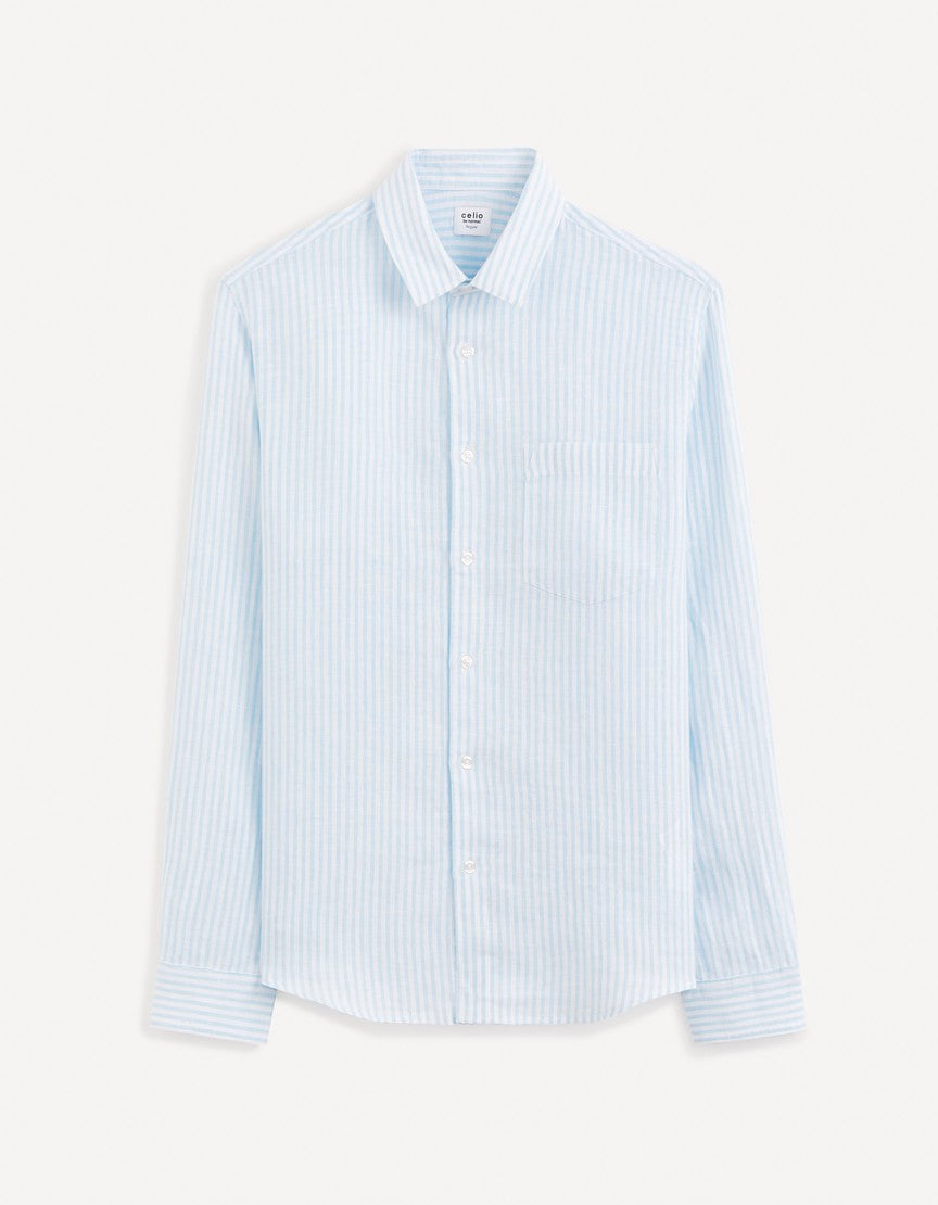 Long Sleeves Shirt - Ray Light Blue