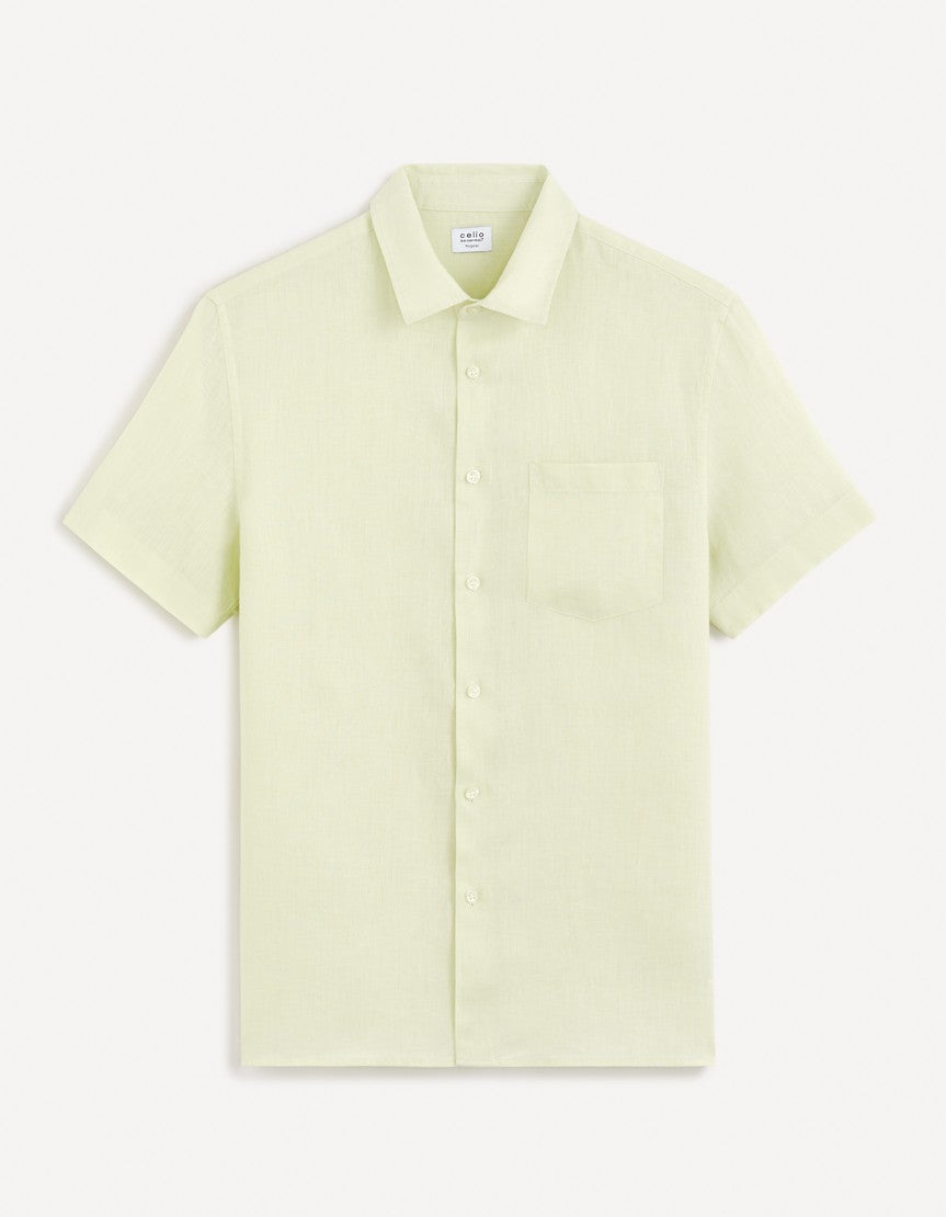 Short Sleeves Shirt - Light Green