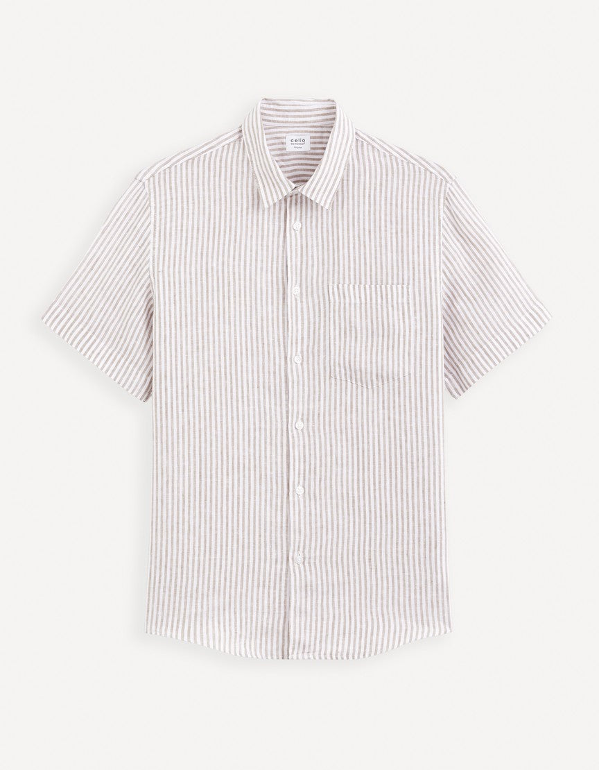 Short Sleeves Shirt - Ray Taupe