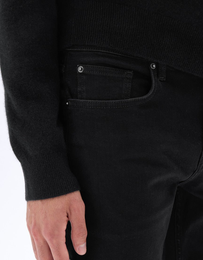 Jeans 1 Length - Black Black