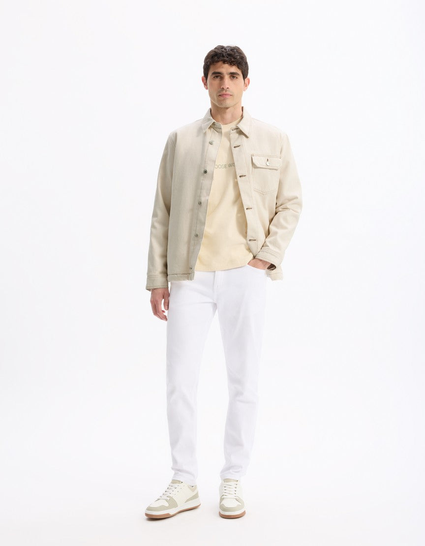 Jeans 1 Length - White