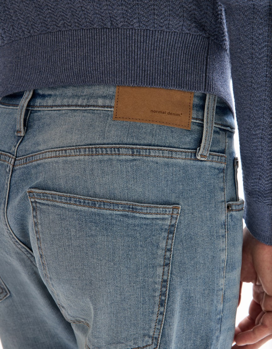 Jeans 1 Length - Bleached H25
