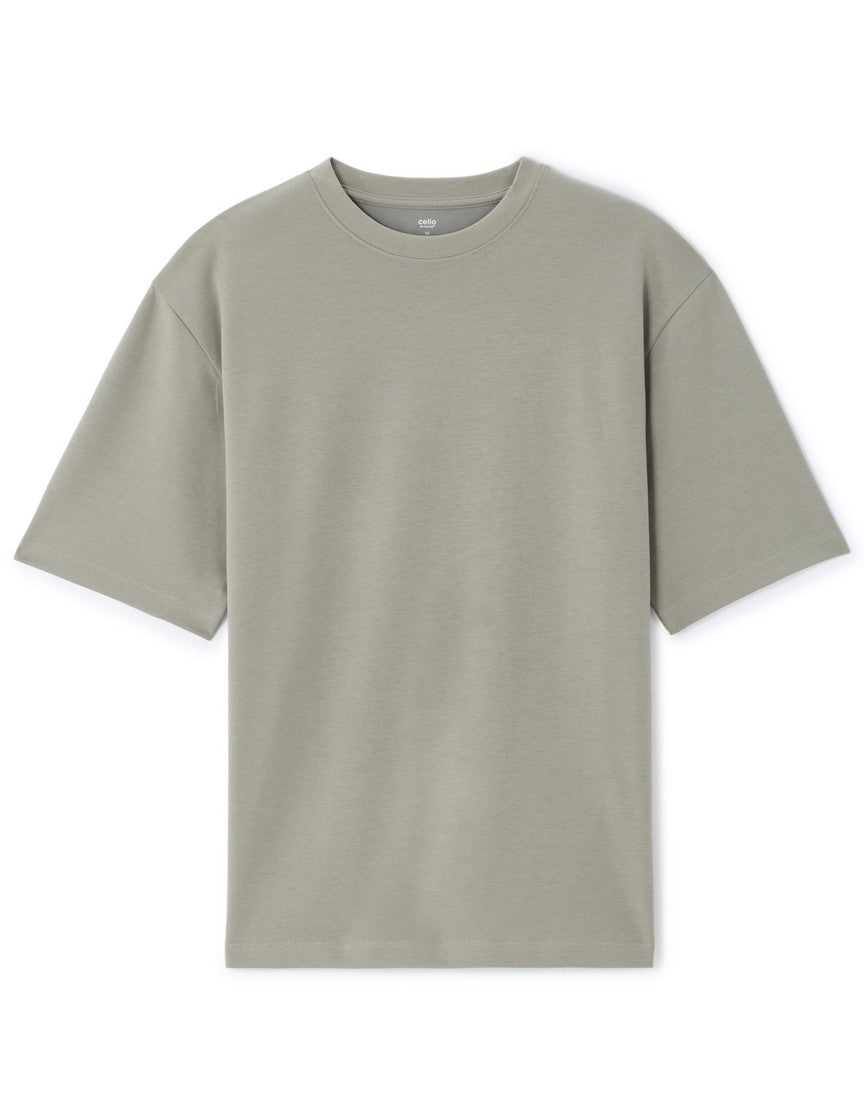 Short Sleeves Tshirt - Grey Taupe Light