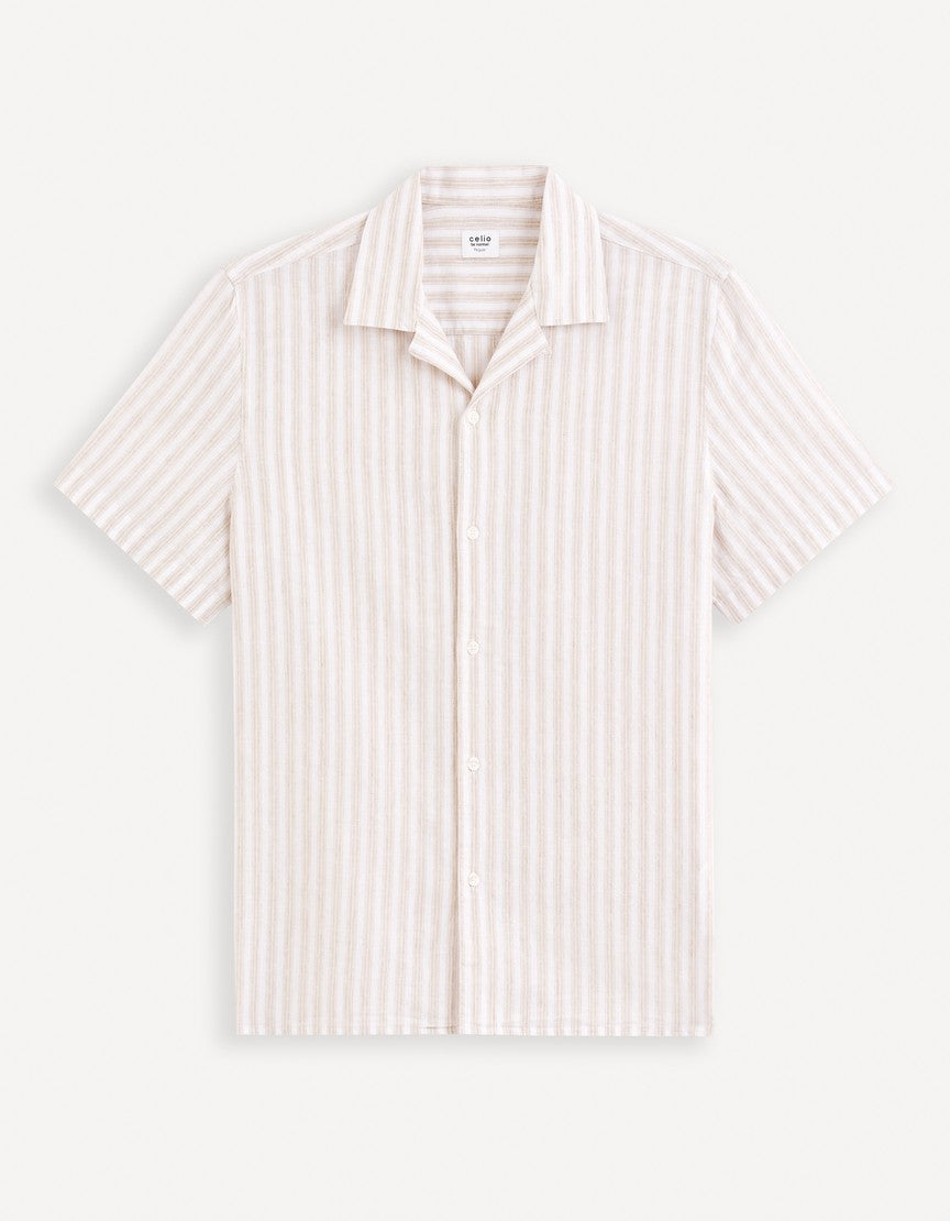 Short Sleeves Shirt - Ray Ecru