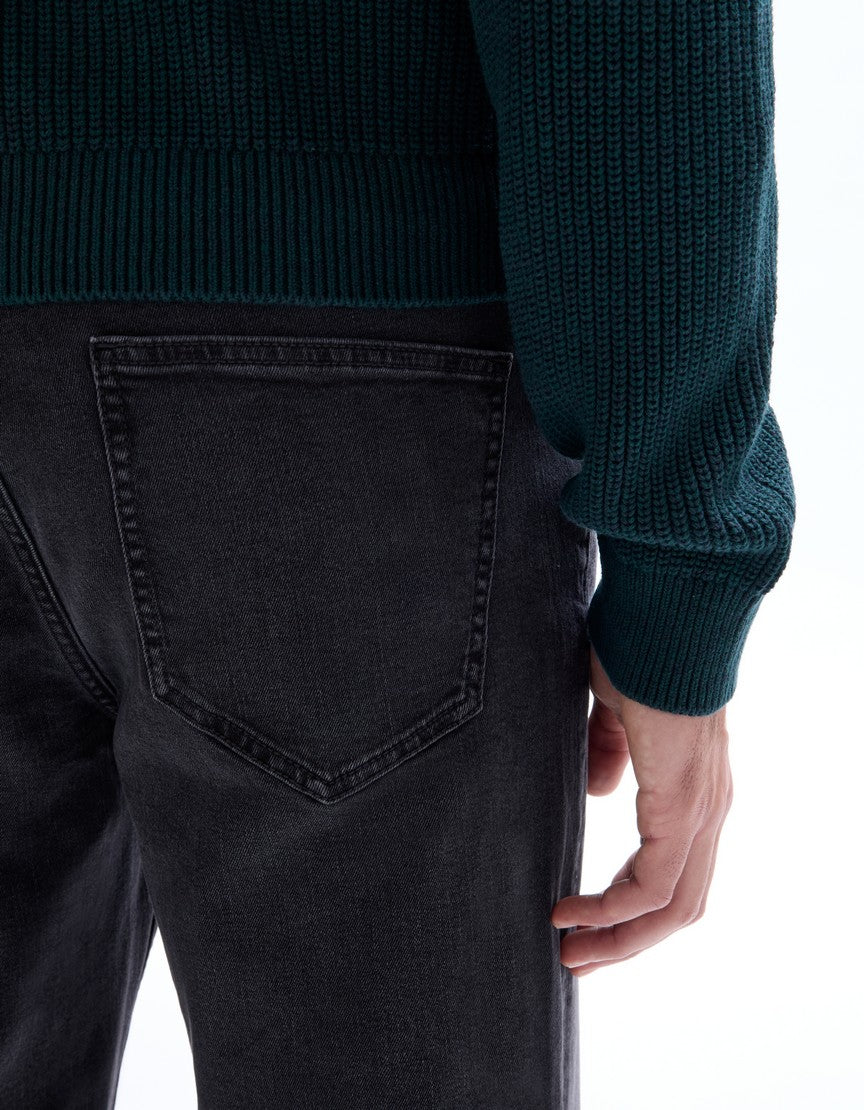 Jeans 1 Length - Faded Black