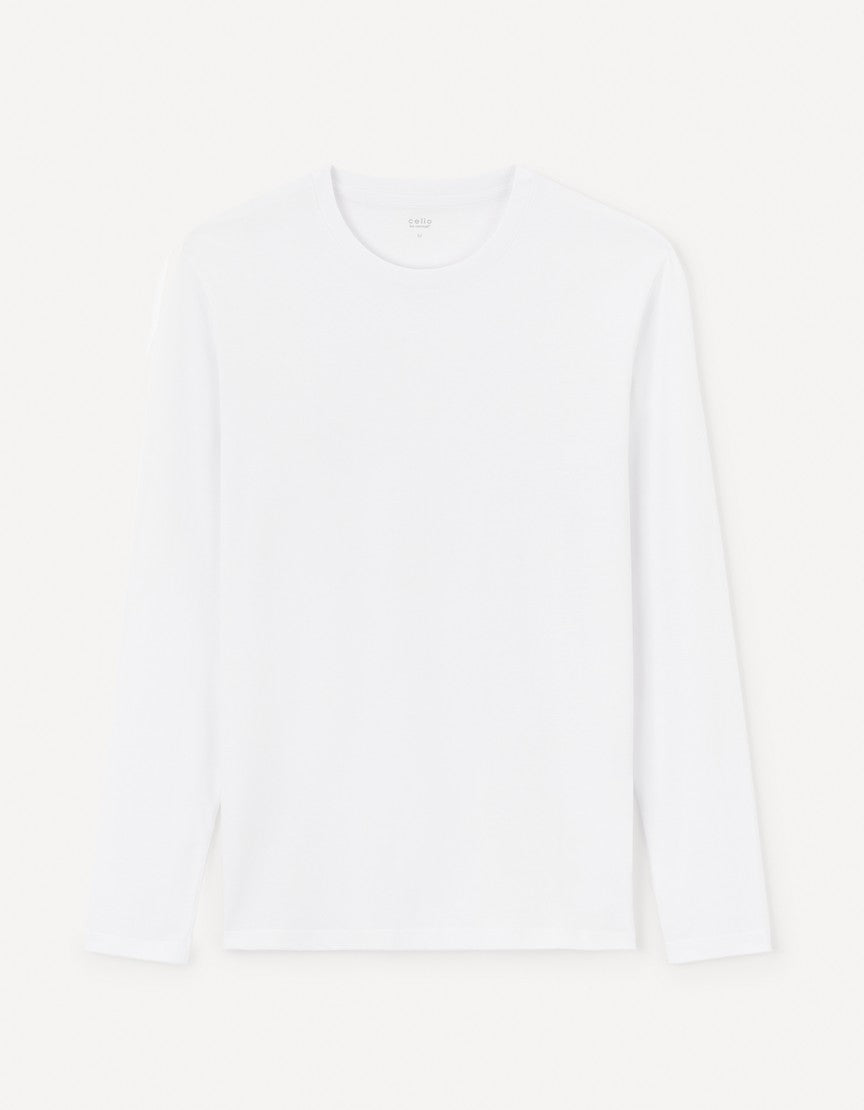 Long Sleeves Tshirt - White