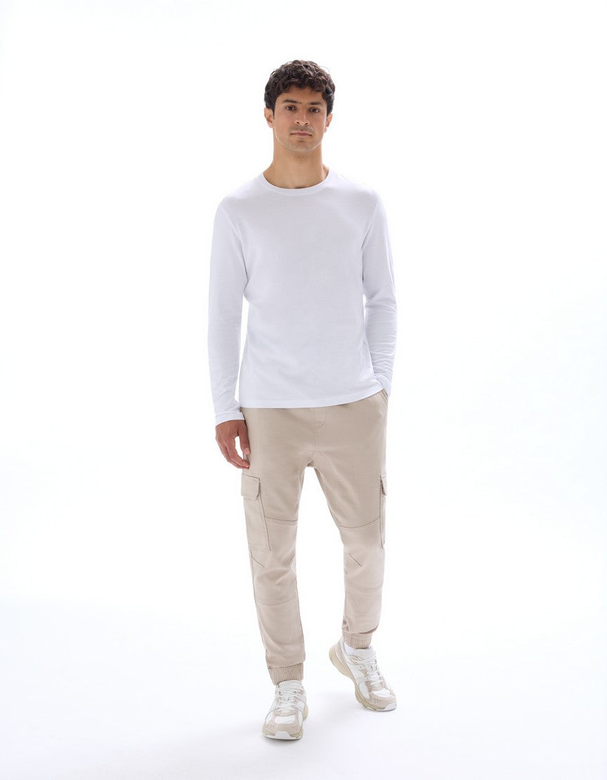 Long Sleeves Tshirt - White