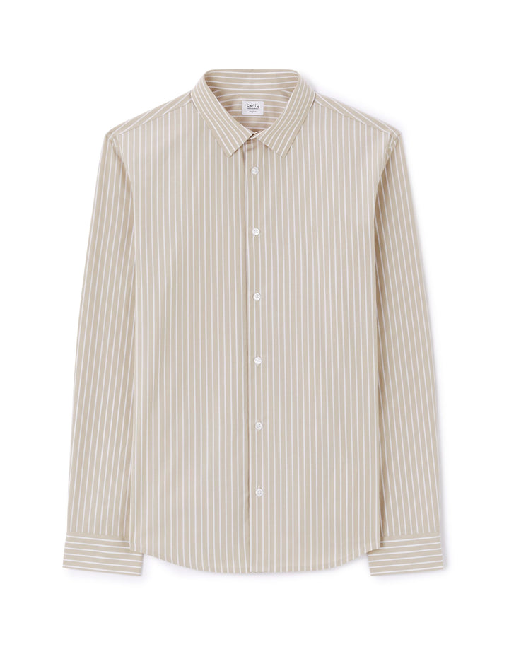 Long Sleeves Shirt - Beige